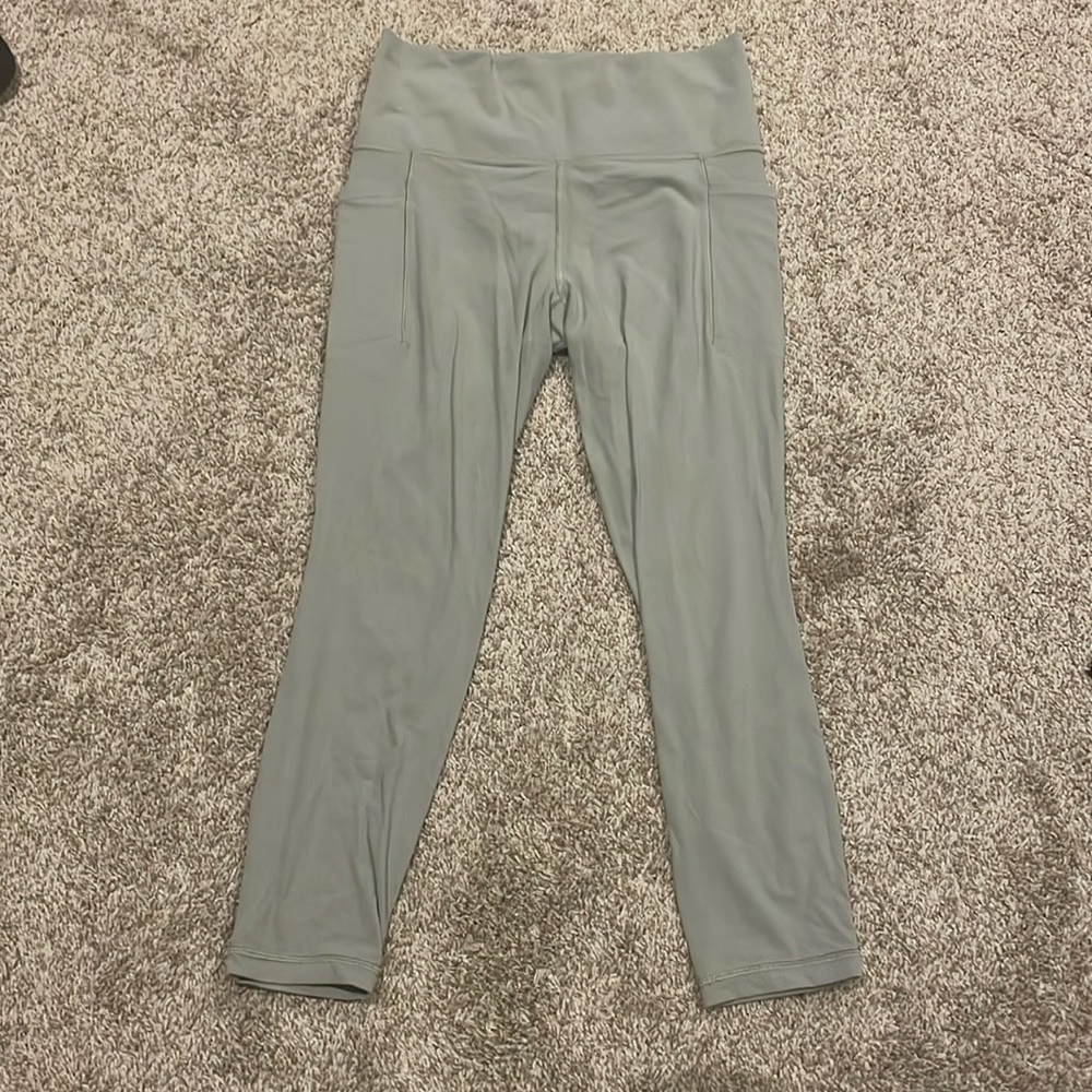 lime green Athleta leggings
